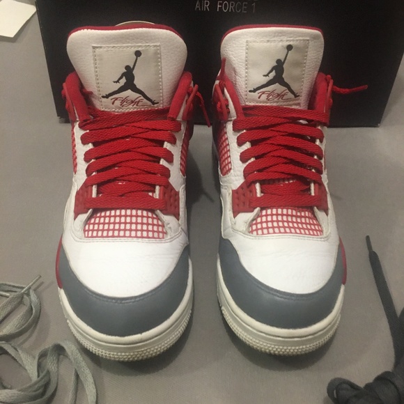 Jordan Retro 4 Alternate 89 CUSTOMS Size 10.5 *One Of A Kind* - Picture 10 of 11